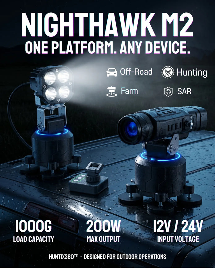 NightHawk M2 remote-controlled pan-and-tilt platform