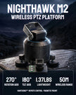 NightHawk M2 wireless PTZ mount with handheld remote