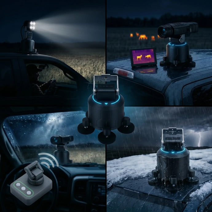 NightHawk M2 wireless PTZ mount on a vehicle